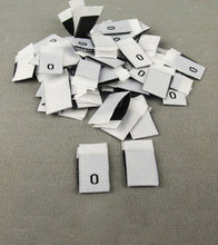 Load image into Gallery viewer, White Size Pips Numbers
