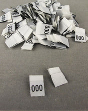 Load image into Gallery viewer, White Size Pips Numbers
