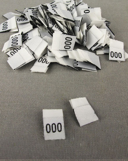 White Size Pips Numbers