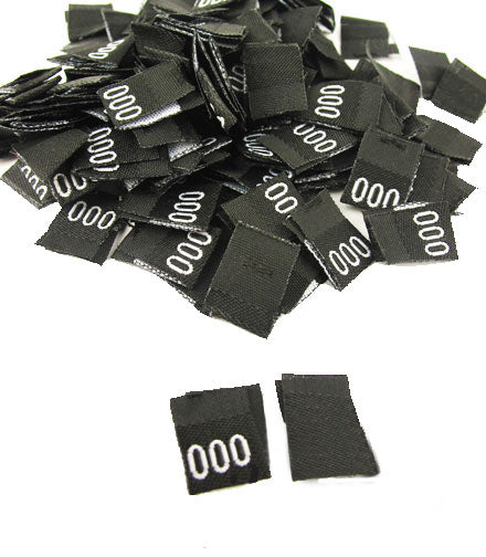 Black Size Pips Numbers