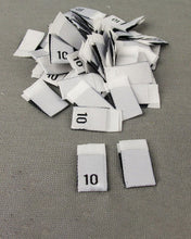 Load image into Gallery viewer, White Size Pips Numbers
