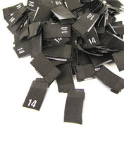 Load image into Gallery viewer, Black Size Pips Numbers
