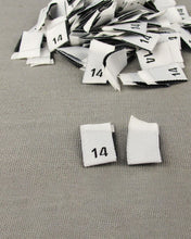 Load image into Gallery viewer, White Size Pips Numbers
