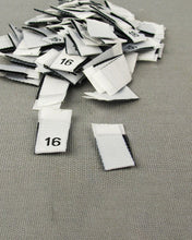 Load image into Gallery viewer, White Size Pips Numbers
