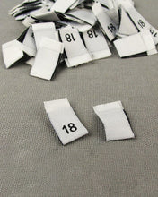 Load image into Gallery viewer, White Size Pips Numbers
