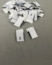 Load image into Gallery viewer, White Size Pips Numbers
