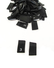 Load image into Gallery viewer, Black Size Pips Numbers
