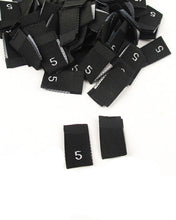 Load image into Gallery viewer, Black Size Pips Numbers
