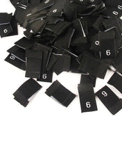 Load image into Gallery viewer, Black Size Pips Numbers
