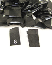 Load image into Gallery viewer, Black Size Pips Numbers
