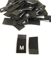 Load image into Gallery viewer, Black Size Pips Letters
